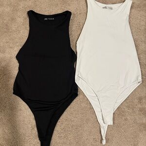 Zara Black and White One Piece Set